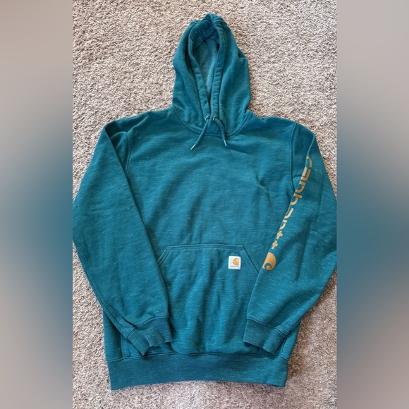 Carhartt Hoodie Loose Fit Men Size Small EUC - Picture 1 of 4